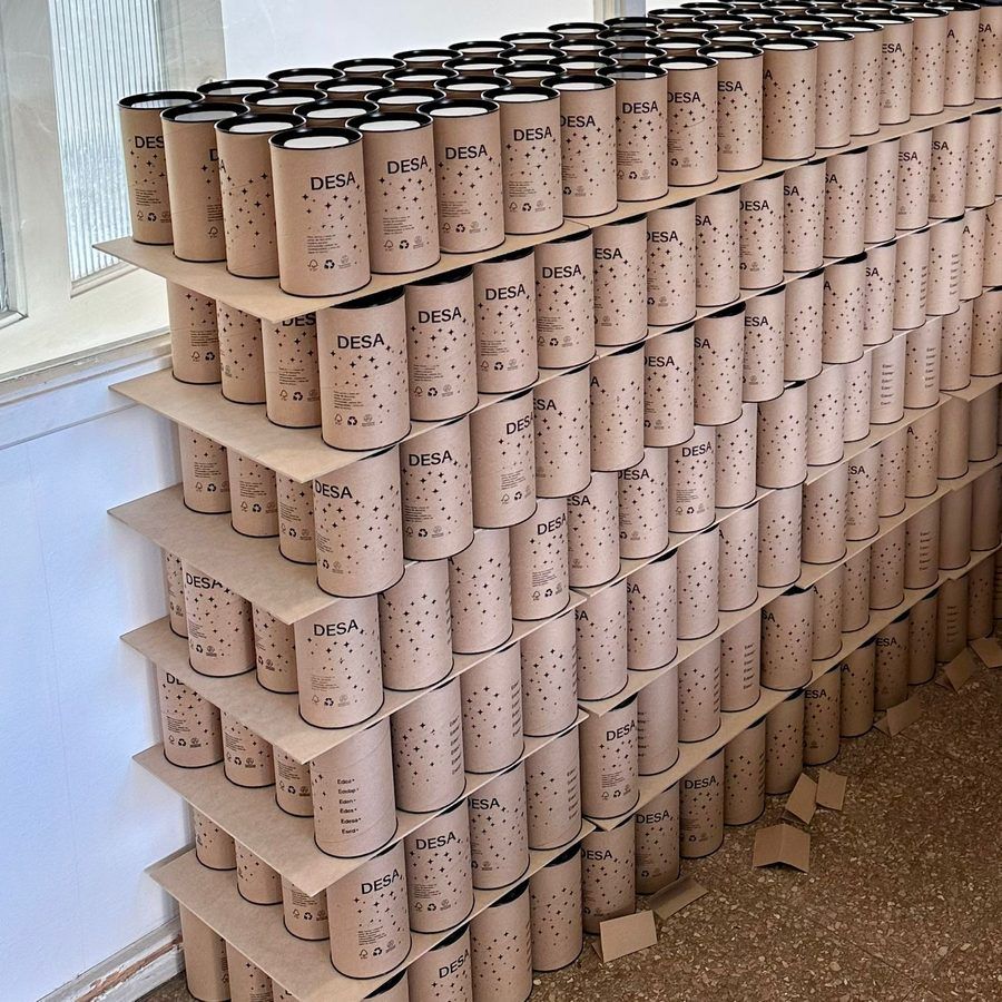 Stacks of tubes ready for the Grupo DESA order